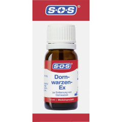 SOS Dornwarzen-Ex, 10 ml, SOS Средство от подошвенных бородавок, с молочной и салициловой кислотой, 10 мл