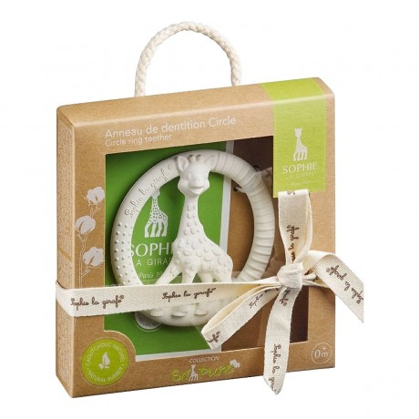 SOPHIE LA GIRAFE® Beissring SoPure Ring aus Naturkautschuk Кольцо для прорезывания зубов SoPure из натурального каучука