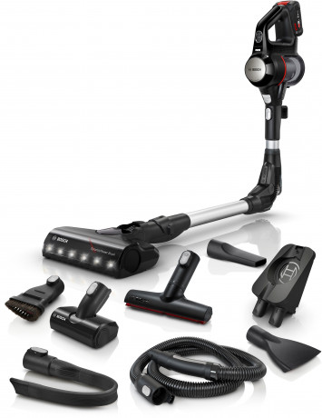 BOSCH BOSCH Akku-Stielstaubsauger Unlimited 7 BKS711XXL, beutellos, 40 Min. Laufzeit, knickbares Rohr, inkl. umfangreichen Zubehor  Беспроводной пылесос BOSCH Unlimited 7 BKS711XXL, без мешка, время работы 40 минут, гибкая трубка, включая широкий выбор ак