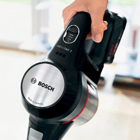BOSCH BOSCH Akku-Stielstaubsauger Unlimited 7 BKS711XXL, beutellos, 40 Min. Laufzeit, knickbares Rohr, inkl. umfangreichen Zubehor  Беспроводной пылесос BOSCH Unlimited 7 BKS711XXL, без мешка, время работы 40 минут, гибкая трубка, включая широкий выбор ак