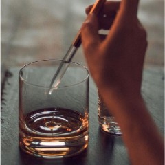 Eisch Eisch Gentleman Whisky Pipette weiss - im Geschenkkarton 16,5 cm Пипетка для виски Eisch Gentleman белая - в подарочной упаковке 16,5 см