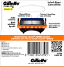 GILLETTE Rasierklingen, Fusion5 Power, 4 St, Джилетт Сменные кассеты Fusion5 Power для мужской бритвы, 4 шт.