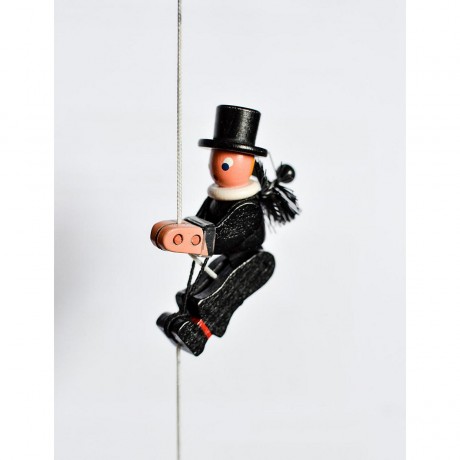 Holzspielzeug Kletterfigur Essenkehrer Деревянная игрушечная альпинистская фигурка