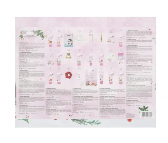 Adventskalender 2026 SET: Balea + Isana+ Alverde, Набор 3 женских адвент-календаря Balea, alverde, ISANA 2026 Три желания красоты (Германия), 72 бьюти-сюрприза, уходовая косметика для лица и тела, новогодний подарок