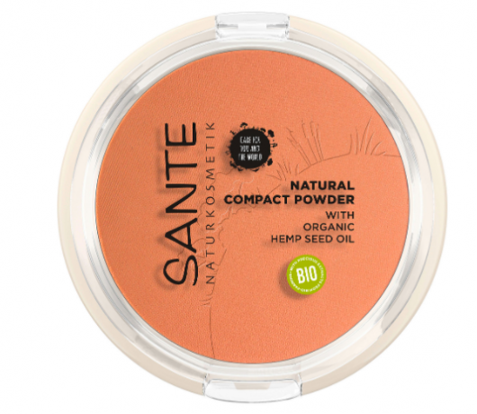 Sante Puder Compact Natural 03 Warm Honey, Санте Натуральная компактная пудра цвет 03 Тёплый Мёд