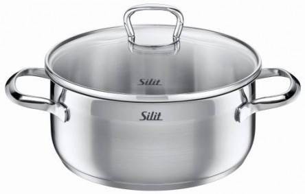 Silit Toskana Topf-Set mit Deckel, 5-teilig, ВМФ Набор кастрюль "Toskana" из нержавеющей стали 18/10, 5 кастрюль+4 крышки
