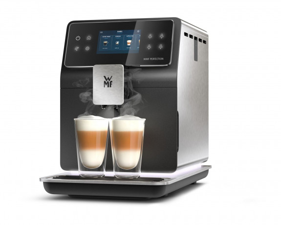WMF WMF Kaffeevollautomat Perfection 880L, 18 Getrankespezialitaten, Double Thermoblock, 1l Milchbehalter  Полностью автоматическая кофемашина WMF Perfection 880L, 18 напитков, двойной термоблок, контейнер для молока 1 л.