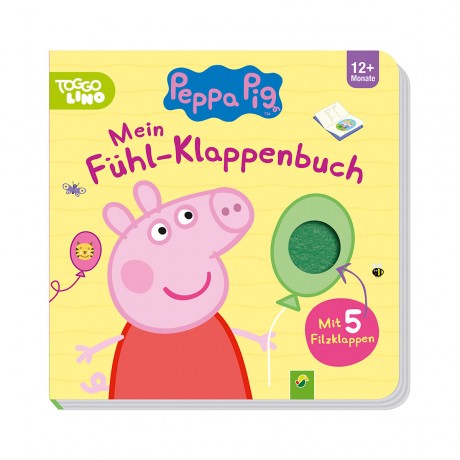Schwager Steinlein Verlag Peppa Pig Mein Fuhl-Klappenbuch Книга "Свинка Пеппа" My Fuhl