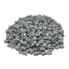 LEGO LEGO 1x2 Steine Hellgrau Modifiziert Log - Brick 30136 NEU - 1000x LEGO 1x2 Bricks Light Grey Modified Log — Brick 30136 NEW — 1000x