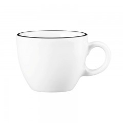 Seltmann Weiden Seltmann Weiden Modern Life Black Line Cappuccinoobertasse 0,22 L mit Untertasse 2-tlg. Чашка для капучино Seltmann Weiden Modern Life Black Line 0,22 л с блюдцем, 2 шт.