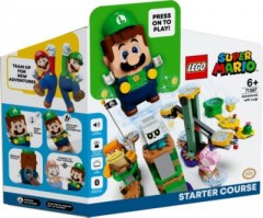 LEGO Super Mario 3er Set: 71387 Abenteuer mit Luigi - Starterset + 71392 Frosch-Mario Anzug + 71393 Bienen-Mario Anzug Набор Super Mario из 3 предметов: 71387 Adventures with Luigi &mdash; Starter Set + 71392 костюм Frog Mario + 71393 костюм Bee Mario