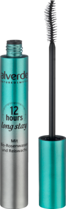 alverde NATURKOSMETIK Тушь для ресниц 12 hours long stay schwarz 10, 9 мл