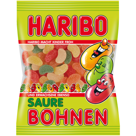 Haribo Кислые бобы Фруктовый мармелад 200г