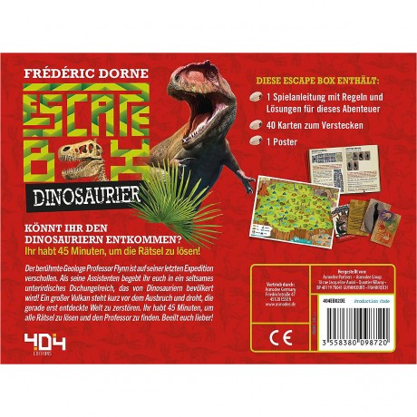 Escape Box Dinosaurier Побег из коробки динозавров