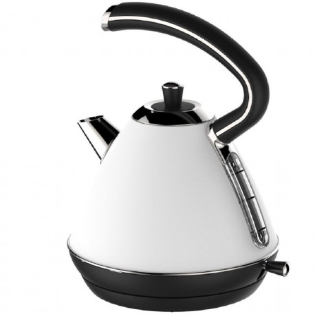 COFI 1453 COFI 1453 Wasserkocher Retro Wasserkessel 1,7 Liter Aut. Abschaltung weiss silber  COFI 1453 Ретро чайник 1,7 л авт. Отключаемый белый серебристый