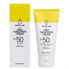 YOUTH LAB. Daily Sunscreen Cream SPF 50_Non Tinted_All Skin Types  Ежедневный солнцезащитный крем SPF 50_Без тонирования_Все типы кожи