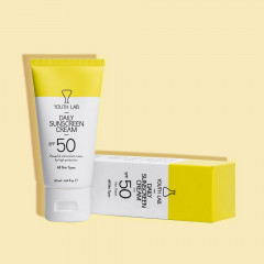 YOUTH LAB. Daily Sunscreen Cream SPF 50_Non Tinted_All Skin Types  Ежедневный солнцезащитный крем SPF 50_Без тонирования_Все типы кожи