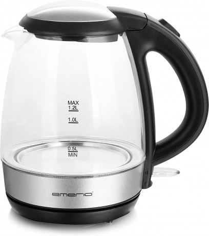 Emerio Emerio Wasserkocher ?WK-125145 Glas-Wasserkocher, 2200 W Чайник Emerio ?WK-125145 стеклянный чайник, 2200 Вт