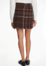 Tommy Hilfiger CHECK SHORT Wrap skirt grun CHECK SHORT Юбка с запахом зеленый