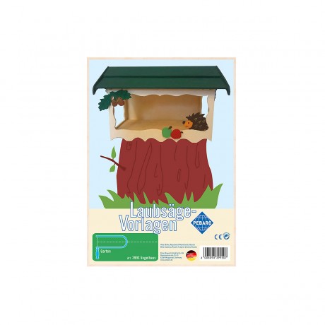 Pebaro Laubsagevorlage Vogelhaus Шаблон листвы птичьего домика