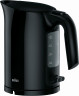 Braun Braun Wasserkocher WK 3000 BK, 1 l, 2200 W Schwarz Чайник Braun WK 3000 BK, 1 л, 2200 Вт