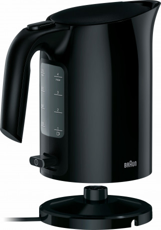 Braun Braun Wasserkocher WK 3000 BK, 1 l, 2200 W Schwarz Чайник Braun WK 3000 BK, 1 л, 2200 Вт