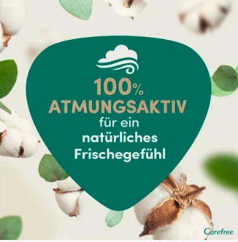 Carefree Slipeinlagen Organic Cotton Normal 30 St, Карефри Ежедневные прокладки из органического хлопка Normal 30шт, 3 упаковки (90штук)