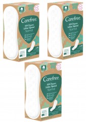 Carefree  Slipeinlagen Organic Cotton Normal 30 St, Карефри Ежедневные прокладки из органического хлопка Normal 30шт, 3 упаковки (90штук)