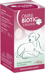  OMNi BiOTiC CAT &amp; Dog 60g, Инновационный пробиотик для кошек и собак, быстро восстанавливает баланс микрофлоры и укрепляет иммунитет, 60г