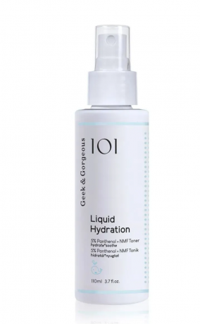 Geek & Gorgeous SET: 101 Liquid Hydration + Gesichtscreme Happier Barrier, Набор для ухода за лицом для женщин (Венгрия), тоник Liquid Hydration 110 мл + крем Happier Barrier 50 мл, увлажнение и восстановление кожного барьера, пантенол 5%, сквалан, керами