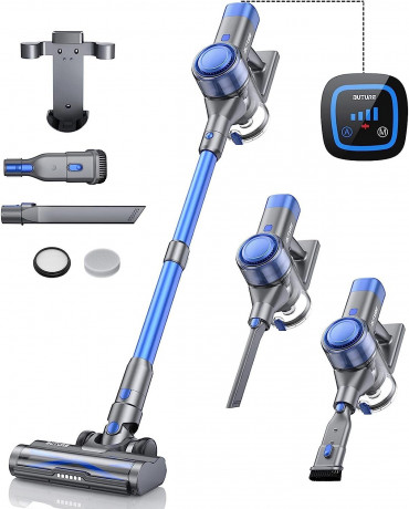 Buture Buture Akku-Hand-und Stielstaubsauger, 450,00 W, beutellos, 450W/33000pa,Staubsauger Kabellos bis zu 55 Min. Laufzeit, Kabelloser  Беспроводной ручной и стержневой пылесос Buture, 450,00 Вт, без мешка, 450 Вт/33 000 Па, беспроводной пылесос, время 