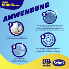 SCHOLL GelActiv Einlegesohlen WORK Gr. S 35-40,5, 1 St, Шолль Гелевые стельки для рабочей обуви, размер 35-40,5, 1 пара