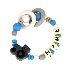 elefantasie Greifling Traktor personalisiert mit Namen Игрушечный трактор-клатч персонализированный с именем