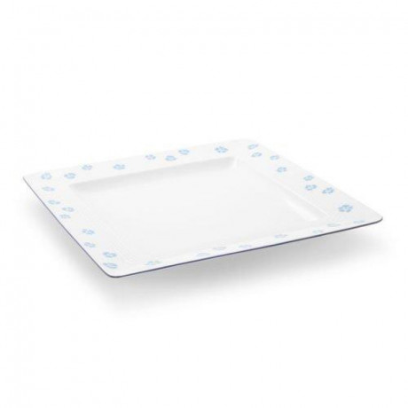 Friesland Friesland Jeverland Strand-Bluten Speiseteller eckig 26x26 cm Friesland Jeverland Beach Blossoms Квадратная тарелка 26x26 см