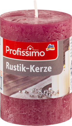 Profissimo Свеча декоративная bordeaux 80/58, 1 шт