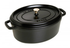 Staub Staub Br\u00e4ter Cocotte 33cm oval  schwarz Staub Br&amp;gt;4ter Кокотка 33см овальная