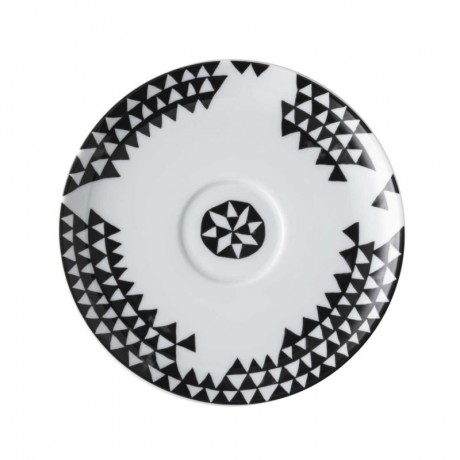 Rosenthal Rosenthal Magic Garden Black Seeds Cappuccinountertasse 16 cm Блюдце для капучино Rosenthal Magic Garden Black Seeds 16 см