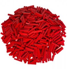 LEGO LEGO 1x6 Steine Rot - 1000 Stuck - Red bricks 3009 LEGO 1x6 кирпичи красные - 1000 штук - Красные кирпичи 3009