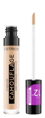 Catrice Concealer Liquid Camouflage High Coverage, Катрис Консилер плотный водостойкий до 12 часов, Hazelnut Beige 036, 5мл