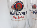 Бокалы пивные винтажные Paulaner München, 4 шт., 500 мл, стекло, 25,5 x 8 см, Германия, 1970-80гг.