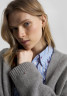 Tommy Hilfiger V NK Cardigan med heather grey V НК Кардиган средний вереск серый