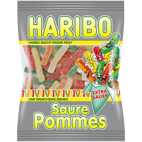 Haribo Saure Pommes жевательный мармелад 175г