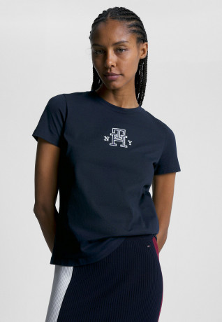 Tommy Hilfiger VARSITY LOGO Print T-shirt desert sky VARSITY LOGO Футболка с принтом небо пустыни