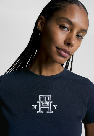 Tommy Hilfiger VARSITY LOGO Print T-shirt desert sky VARSITY LOGO Футболка с принтом небо пустыни