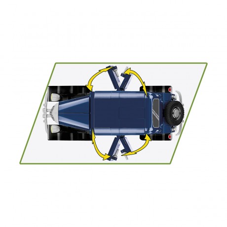 2263 1934 Citroen Traktion 7A mit 222 Teilen 2263 1934 Citroen Traction 7A