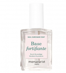Manucurist Green Care Base Fortifiante, Укрепляющая база для ногтей для мягких и ломких ногтей, 15 мл