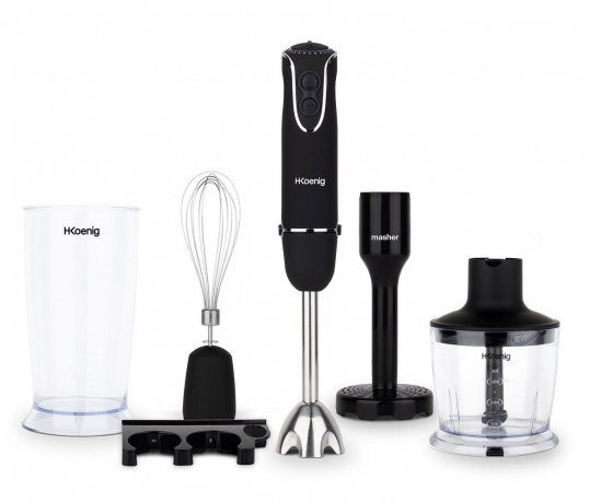 H.Koenig Stabmixer MIX75 Stabmixer-Set, 750 W Ручной блендер H.Koenig Набор ручного блендера MIX75, 750 Вт