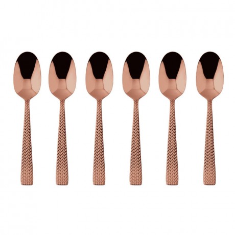 Sambonet Sambonet Cortina - Edelstahl / PVD Kupfer Mokkaloffel Set 6-tlg. Sambonet Cortina - набор ложек для мокко из нержавеющей стали / меди с PVD-покрытием, 6 предм.