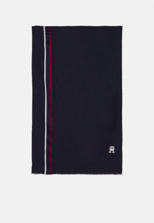 Tommy Hilfiger FEMININE SCARF Foulard space blue ЖЕНСКИЙ ШАРФ платок космический синий