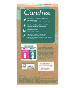 Carefree  Slipeinlagen Organic Cotton Normal 30 St, Карефри Ежедневные прокладки из органического хлопка Normal 30шт, 5 упаковок (150 штук)